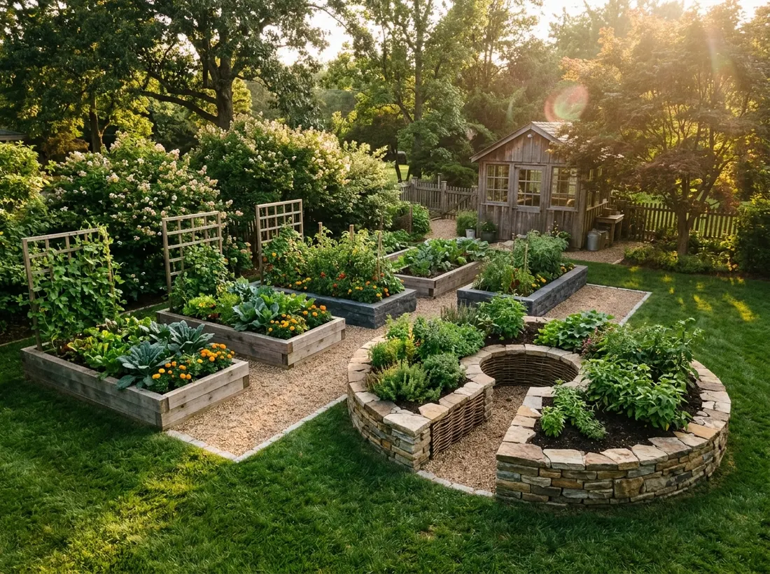Choose Bed Shape Based on Your Yard, Not Pinterest