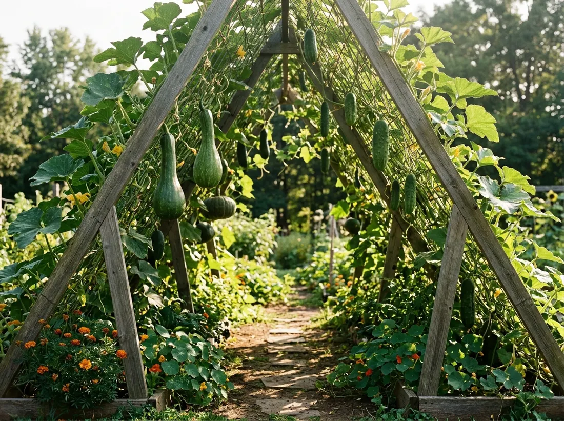 A-Frame Trellis Structures